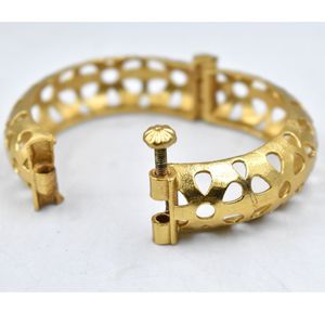 <b>indian</b> fashionable trending handmade designer goldplated brass western look openable <b>bangle</b> for girls and women - Product Image 5