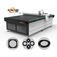 Realtop 2516 carte pvc caoutchouc nouvelle étiquette numérique automatique pvc carte découpeuse vinyle cutter traceur