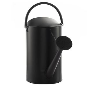 Arrosoir en métal noir pour plantes d'intérieur, pot d'arrosage de jardin, bec long, arrosoir décoratif avec poignée - Product Image 2