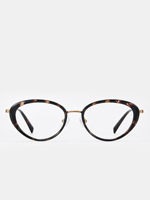 Nouvelles lunettes de soleil de créateurs en acétate et acier inoxydable, style œil de chat, montures de lunettes tendance