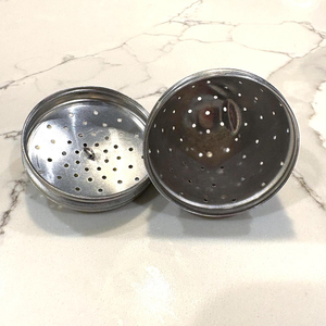 Silver <b>Tea</b> <b>Infuser</b> Easy Clean <b>Tea</b> <b>Infuser</b> Home & Kitchen Reusable Stainless Steel Separator Silver Color Shiny Polished Strainer - Product Image 4