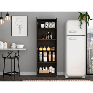 Armadio a Doppia Porta Dakari Multistorage con Cinque Ripiani, Colore Carbon Espresso/Nero - per Stoccaggio in Garage di Depot E Shop - Product Image 2