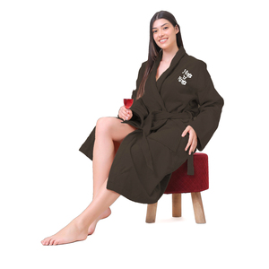 Nueva Colección de Albornoces de Secado Rápido y Suaves de Buena Calidad, 100% Algodón Personalizado OEM, Albornoces para Mujer, Exportador Indio - Product Image 6