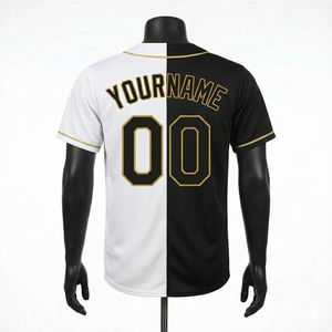 Camiseta de Béisbol Estilo Vintage, Personalizable con el Nombre del Equipo, Camiseta de Béisbol de Malla de Secado Rápido, Ropa Deportiva de Entrenamiento al por Mayor - Product Image 2