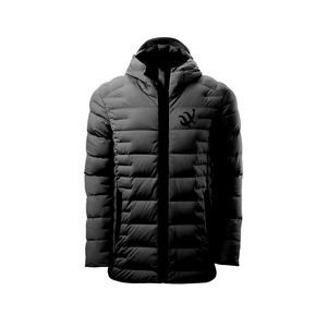 Vente en gros personnalisée, veste universitaire matelassée grande taille pour hommes, légère d'hiver et chaude pour l'extérieur, veste noire de loisirs à bulles décontractée - Product Image 2
