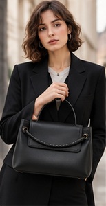 Sac à main en cuir véritable de qualité supérieure pour femmes, élégant sac à bandoulière, sac à main élégant pour tous les jours, OEM ODM en gros - Product Image 2