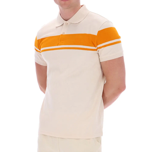 Camisetas polo bordadas de fábrica para hombre, de tela de algodón, para identidad corporativa y uso en ropa de marca. - Product Image 2