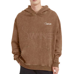 เสื้อฮู้ดดี้พรีเมียมคุณภาพสูงรุ่นใหม่ล่าสุด ล้างสีแบบแอซิดวอช ผ้าฝ้าย 100% สวมใส่สบาย ระบายอากาศได้ดี สำหรับผู้ใหญ่ - Product Image 2