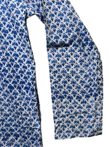Kurta Larga con Estampado Floral para Hombre |   100% Algodón Manga Larga |   Impresión a mano en bloque |   Hecho en India, ropa premium a un precio razonable - Product Image 3
