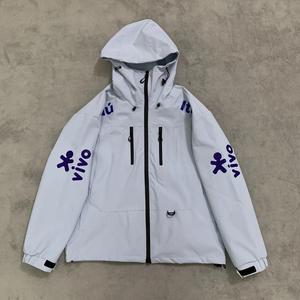 Brazil <b>Waterproof</b> Coated Hooded Sporty Lightweight <b>Thin</b> Windbreaker <b>Jacket</b>-Quick Drying Breathable Spring Outdoor Wear - Product Image 2
