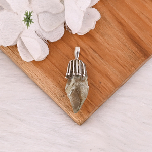 Magnifique pendentif en argent sterling 925 massif avec améthyste verte, bijoux fins, pendentifs et breloques, grossiste - Product Image 5