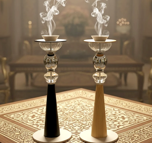 Juego de Quemadores de Incienso Aromático Árabe de Lujo, Diseño de Cristal, Quemador de Bakhoor Ecológico, Duradero, Moderno, Colección de Regalos para el Hogar - Product Image 5