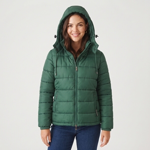 Veste d'hiver matelassée légère et chaude pour femme, coupe-vent, isolante, pour sports de plein air, manteau décontracté, vente en gros - Product Image 6