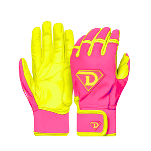 Leather Baseball Batting <b>Gloves</b> Men Buckle Closure Soft Hard Shell Protective Customized Color & Logo - Product Image 6