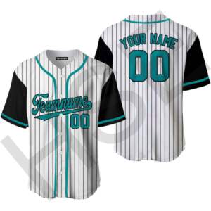 Maillot de baseball personnalisé à rayures fines - Product Image 5