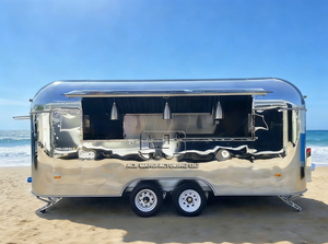 ACB Commercial Fast Food Trailer Truck Cart Full Kitchen Mobile Van For Snack Foods for Sale USA Europe Australia - Product Image 4