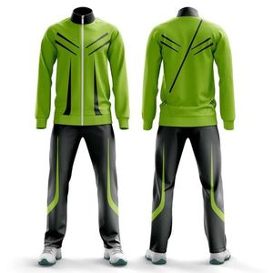 Chándal de entrenamiento extragrande con logo personalizado, chándal de alta calidad, moderno, transpirable, con cremallera, ropa de gimnasio para hombre - Product Image 1
