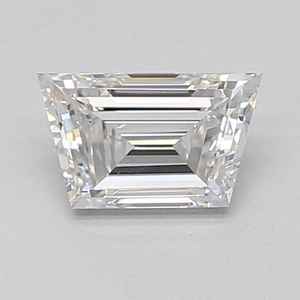 เพชร CVD รูปทรงสี่เหลี่ยมคางหมู น้ำหนัก 2.00 กะรัต ผลิตในห้องปฏิบัติการ ขัดเงาด้วยมือจากอินเดีย สำหรับทำเครื่องประดับ แหวน ต่างหู จี้ - Product Image 1