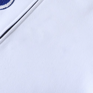 Vestes en molleton bleu roi de haute qualité, dernières tendances, avec possibilité d'ajouter des logos grecs personnalisés, vestes Letterman, sororités, fraternités - Product Image 6