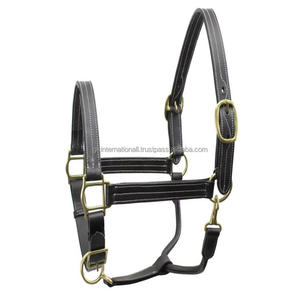 <b>Heavy</b> <b>Duty</b> Construction Triple Stitched Fancy Leather horse halter in customized sizes and colors at Wholesale Factory price - Product Image 4