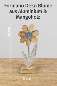 Nouveauté : Décoration de Noël classique en aluminium et bois, design artisanal pour la décoration saisonnière de la maison et les cadeaux - Product Image 6