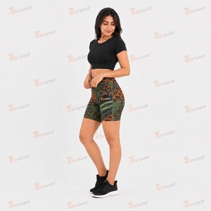 Shorts Deportivos Sublimados para Mujer, Ropa Deportiva Transpirable con Estampado Personalizado, Pantalones Cortos para Gimnasio, Correr, Entrenamiento Físico - Product Image 3