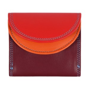 Premium Genuine Leather Unisex Long Trifold RFID Blocking Daily Use Multi Color Coin Purse Card Holder Classic <b>Stud</b> Closure - Product Image 1