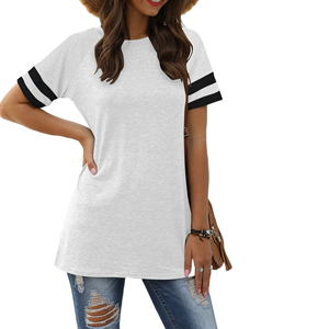 Camisetas de Verano para Mujer, Ropa Casual, para la Playa, Salidas Diarias, Tela Suave, Muchos Colores y Tallas, Transpirable, Cómoda, con un Look Elegante - Product Image 3
