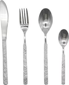 Ensemble de couverts décoratifs en acier brillant, faits à la main, style royal, en métal forgé, effet miroir, pour la maison et la cuisine - Product Image 3