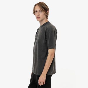 Custom Heavyweight 300g Cotton Jersey Oversized T-Shirt | <b>Men's</b> Short Sleeve Eco-Friendly Breathable Quick Dry Formal O-Neck - Product Image 5