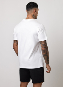 T-shirt blanc uni ajusté en coton pour homme – Vente en gros 100 % coton - Product Image 2