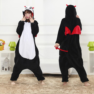 Pijama de Forro Polar con Capucha para Mujer, Diseño de Elefante, Manga Larga, Suave, de Invierno, de una Pieza, con Diseño de Animal Bonito - Product Image 2