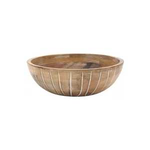 Tazón de Madera Hecho a Mano, Diseño Rústico Redondo, Acabado en Madera Natural, Decoración para el Hogar, Diseñado para Uso en la Mesa de la Cocina - Product Image 6