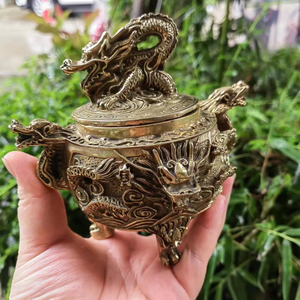 Brûleur d'encens Bakhoor traditionnel du Moyen-Orient, porte-encens pour Oud, écologique et durable pour un look vintage - Product Image 5