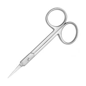 Stainless Steel Right-Handed <b>Cuticle</b> <b>Scissors</b> Straight Sharp Blade Round Handle Durable Manicure Tool for Adults with Nail Art - Product Image 4