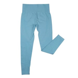 Leggings pour femmes personnalisés, solides, de haute qualité, respirants, en spandex/nylon |   Pantalon de yoga et de fitness à taille élastique et longueur intégrale - Product Image 4