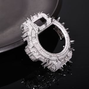 AMBER JEWELS Luxury Unisex <b>Watch</b> <b>Case</b> Gold Silver Tone Quartz Movement Vintage Waterproof High Quality Fashion Jewelry Accessory - Product Image 2