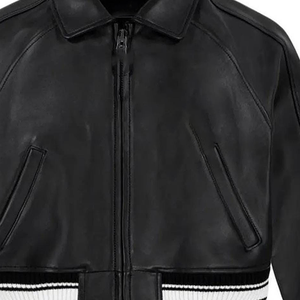 Nueva Chaqueta de Cuero Negra Personalizada para Mujeres de Hermandades – Colección Primavera-Otoño 2026 con Logotipo Griego, Transpirable, Venta al Por Mayor - Product Image 5