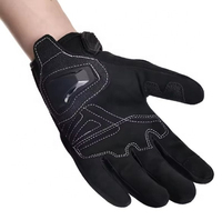 Gants de course en cuir sur mesure, pleine longueur, coupe-vent, respirants, grande taille, avec protection articulaire en fibre de carbone, antidérapants et imperméables