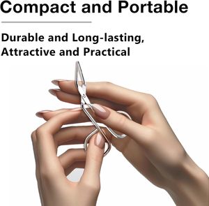 Juego de 3 Pinzas de Acero Inoxidable Hechas a Mano con Punta Inclinada para Cejas, Depilación Facial para Hombres y Mujeres - Product Image 6