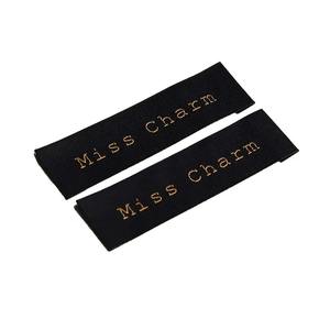 2026 Direct usine, patchs thermocollants tissés personnalisés de haute qualité, broderie à impression dorée découpée à chaud, en tissu toile, vente en gros, service OEM - Product Image 4