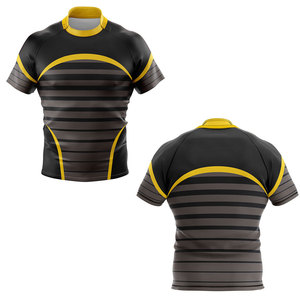 Jersey de Rugby con Diseño de Impresión Digital Personalizada Más Vendido, Jersey de Rugby con Cuello Redondo y Servicio OEM Personalizado - Product Image 6