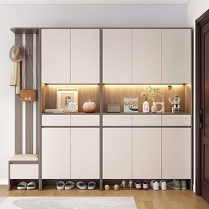 Armoire d'entrée en bois moderne sur mesure avec grand rangement |   <span class=keywords><strong>Behome</strong></span> Directement de l'usine - Product Image 2