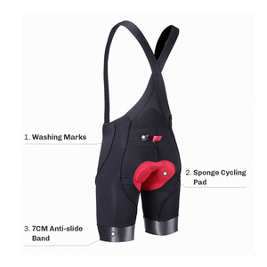 Tenues de cyclisme personnalisées de haute qualité, respirantes, grandes tailles pour adultes, en polyester, avec maillot et short, logo personnalisé, bretelles personnalisées - Product Image 4