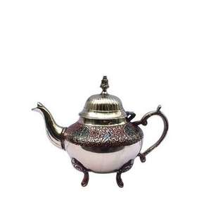 Tetera de Metal Plateada, Estilo Árabe, Hecha a Mano, para Café y Té, Uso en Mesa o Cocina, Venta Caliente - Product Image 1