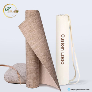 Alfombra de Meditación de Yute Ecológica Natural – Alfombra de Yoga Hecha a Mano Sostenible para Mindfulness, Bienestar y Vida Espiritual - Product Image 2