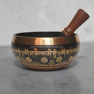 Cuenco tibetano de bronce premium con tono cristalino para Reiki y sanación - Product Image 6