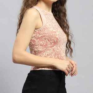 Tops de Tirantes para Mujer de la Mejor Calidad, Ligeros y Sólidos, con Logotipo Personalizado en la Parte Delantera, Venta al Por Mayor - Product Image 2