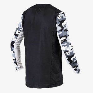 Maillots de moto personnalisables pour hommes, ajustables, design durable avec logos personnalisés, tissu léger et imperméable pour les cyclistes - Product Image 2