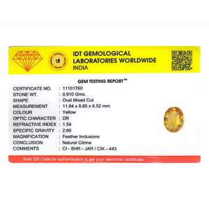 Natural Citrine Gemstone Lot 4.55 Carat Certified Wholesale Rough Brilliant Cut Yellow Orange 4mm - Product Image 4